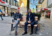 Neue Sitzbänke für die Innenstadt