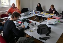 Linke verabredeten Geschlossenheit