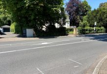 Straßenmarkierungen in der Karl-Gerharts-Straße erneuert