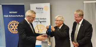 Ämterwechsel beim Rotary Club Schwerte/Ruhr – Gerd Schlüter übernimmt Präsidentschaft