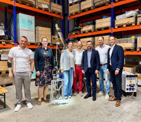 Neue Produktionshalle für Hermes Technologie